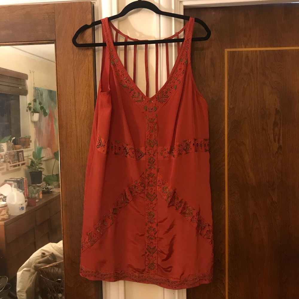 UO excite silk mini dress
